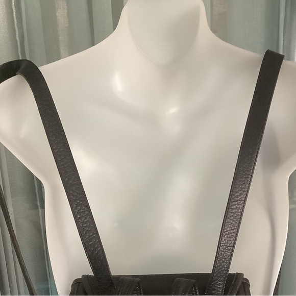 COACH VINTAGE LEATHER PEBBLE DRAWSTRING BACKPACK - Picture 9 of 16